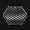 Hexagon ABC Plastic Pegboards used for 5x5mm DIY Fuse Beads X-DIY-Q009-12-2