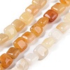 Natural Topaz Jade Beads Strands G-M435-A10-01-1