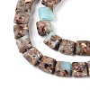 Synthetic Aqua Terra Jasper Beads Strands G-S366-017-01-4