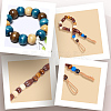 160Pcs 2 Styles Wood Beads WOOD-PA0001-31-7
