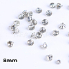 Brass Rhinestone Rivets KK-WH0035-13D-1