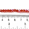 Electroplate Transparent Glass Beads Strands EGLA-A035-T4mm-L01-4