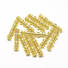 Plated Iron Spring Beads IFIN-S696-94G-2