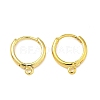 Brass Hoop Earring Findings KK-G557-11G-1