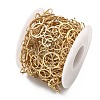 304 Stainless Steel Ring Link Chains CHS-G044-05G-02-3