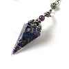 Natural Lapis Lazuli Dowsing Pendulum Big Pendants G-H285-02P-05-3