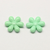Opaque Acrylic Flower Beads SACR-Q100-M052-2