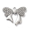 Rack Plating Alloy Rhinestone Pendants PALLOY-F311-04P-1