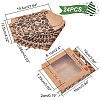   24Pcs Kraft Paper Boxes CON-PH0002-71-5