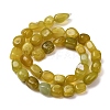 Natural Korea Olive Jade Nuggets Beads Strands G-T150-A02-04-5