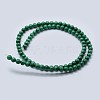 Natural Malachite Beads Strands G-F571-27AB1-4mm-3