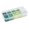 DIY 10 Grids ABS Plastic & Glass Seed Beads Jewelry Making Finding Beads Kits DIY-G119-01G-4
