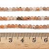 Natural Peach Moonstone Beads Strands X-G-J400-E16-02-3MM-A-3