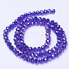 Electroplate Glass Beads Strands EGLA-A034-T10mm-B15-2