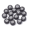Opaque Acrylic Beads SACR-N002-02R-2