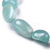 Natural Amazonite Bead Stretch Bracelets X-BJEW-K213-09-3