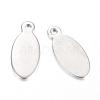 201 Stainless Steel Stamping Blank Tag Pendants STAS-S058-40-1