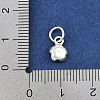 925 Sterling Silver Flower Charms STER-K183-14S-3