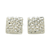 304 Stainless Steel Stud Earring Findings X-STAS-Q225-01A-1