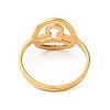 Ion Plating(IP) 201 Stainless Steel Constellations Libra Finger Ring for Women RJEW-G266-19G-2