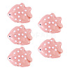 5Pcs Handmade Porcelain Beads PORC-TADJ0001-05I-1