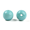 Opaque Solid Color Glass Beads GLAA-N007-8mm-A13-2