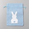 Easter Cloth Storage Pouches ABAG-WH0048-03B-01-1