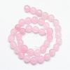 Natural White Jade Bead Strands G-R346-10mm-18-2