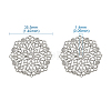 Iron Filigree Joiners Links IFIN-TAC001-01P-8