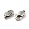Tarnish Resistant 304 Stainless Steel Lobster Claw Clasps STAS-K13-2