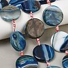 Natural Banded Agate Coin Beads Strands GG-CBAE0EB-06D-1