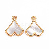Natural Shell Charms KK-T060-75-RS-2