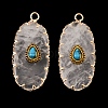 Natural & Synthetic Gemstone Carved Pendants GG-CBA5963-02-2