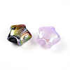 Transparent UV Plating Acrylic Beads OACR-I015-38-2