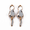 Eco-Friendly Alloy Enamel Pendants ENAM-T011-84D-NR-2