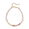 Natural Malaysia Jade & Pearl Beaded Bracelets for Women BJEW-JB13074-2