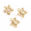 Brass Micro Pave Cubic Zirconia Pendants ZIRC-E164-18A-G-2
