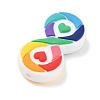Autism Theme Silicone Beads SL-CBAF318-D01-2