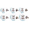 Brass Jewelry Box Drawer Handles KK-PH0034-12-2