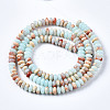 Synthetic Aqua Terra Jasper  Beads Strands X-G-S366-102A-3