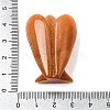 Natural Red Aventurine Angel Figurine DJEW-N006-01A-35-3