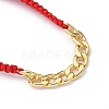 (Jewelry Parties Factory Sale)Unisex Adjustable Nylon Thread Braided Bead Bracelets Sets BJEW-JB05422-6