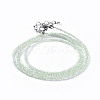 Cat Eye Beads Wrap Bracelets BJEW-JB04397-01-1