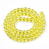 Electroplate Transparent Glass Beads Strands LS-GLAA-T032-T6mm-AB12-3