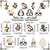 SUNNYCLUE 18Pcs 9 Style Alloy Enamel Pendants FIND-SC0003-77-2