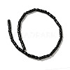 Natural Black Onyx(Dyed & Heated) Beads Strands G-NH0017-A01-01-3