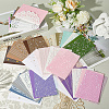 10 Sets 5 Colors Invitation Card Scrapbook Paper Pad DIY-SP0004-48-3
