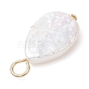 Natural Keshi Pearl Pendants PALLOY-JF04240-02-5