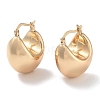 Brass Thick Hoop Earrings for Women EJEW-M239-12G-1