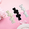 30Pcs 3 Colors Handmade Chinese Frog Knot Buttons Sets AJEW-CY0001-49-4